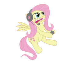 Size: 800x659 | Tagged: artist:from-yesterday-xx, derpibooru import, fluttershy, gamer, headset, rage, safe, video game