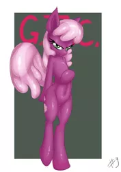 Size: 524x742 | Tagged: suggestive, artist:sharpy, derpibooru import, cheerilee, earth pony, pony, bipedal, female, mare, standing
