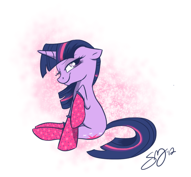 Size: 1081x1000 | Tagged: artist:probablyfakeblonde, bedroom eyes, clothes, derpibooru import, female, simple background, socks, solo, solo female, suggestive, transparent background, twilight sparkle