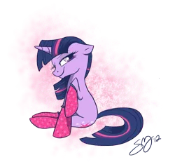 Size: 1081x1000 | Tagged: artist:probablyfakeblonde, bedroom eyes, clothes, derpibooru import, female, simple background, socks, solo, solo female, suggestive, transparent background, twilight sparkle