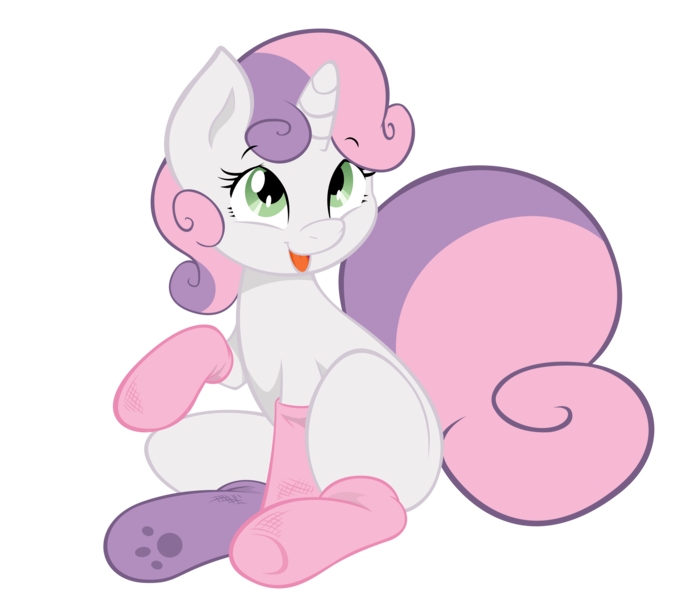 Size: 10000x8570 | Tagged: absurd resolution, artist:alexpony, artist:joey darkmeat, clothes, derpibooru import, .psd available, safe, socks, solo, sweetie belle