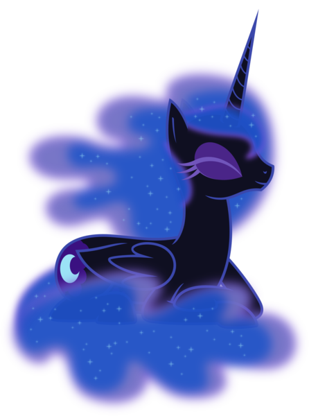 Size: 3717x4996 | Tagged: absurd resolution, artist:zutheskunk traces, derpibooru import, happy, nightmare moon, safe, simple background, transparent background, vector, vector trace