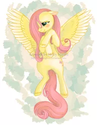 Size: 670x870 | Tagged: artist:cunningfox, derpibooru import, fluttershy, safe, solo, unshorn fetlocks