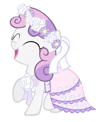 Size: 10000x11538 | Tagged: absurd resolution, artist:rainbowderp98, clothes, derpibooru import, dress, happy, .psd available, safe, sweetie belle