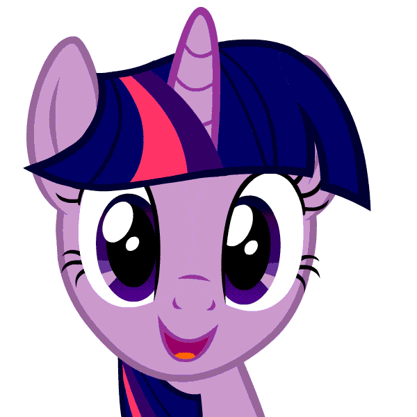 Size: 600x600 | Tagged: safe, artist:blackgryph0n, derpibooru import, part of a set, twilight sparkle, pony, unicorn, animated, cute, dancing, female, gif, headbob, looking at you, mare, simple background, smiling, solo, transparent background, twiabetes, twilightlicious, vector