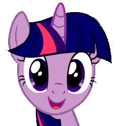 Size: 600x600 | Tagged: safe, artist:blackgryph0n, derpibooru import, part of a set, twilight sparkle, pony, unicorn, animated, cute, dancing, female, gif, headbob, looking at you, mare, simple background, smiling, solo, transparent background, twiabetes, twilightlicious, vector