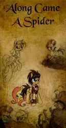 Size: 722x1400 | Tagged: safe, artist:foxinshadow, derpibooru import, apple bloom, doctor whooves, fluttershy, time turner, twilight sparkle, zecora, earth pony, pegasus, pony, unicorn, zebra, fanfic, fanfic:doctor whooves - the series, commission, cover art, fanfic art, female, male, mare, stallion, steampunk