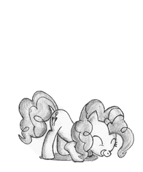 Size: 517x619 | Tagged: safe, artist:furor1, derpibooru import, pinkie pie, earth pony, pony, animated, black and white, blinking, cute, diapinkes, excited, female, frame by frame, gif, grayscale, grin, jumping, lineart, mare, monochrome, open mouth, pronking, shadow, simple background, smiling, smooth as butter, solo, sweet dreams fuel, traditional animation, traditional art, white background