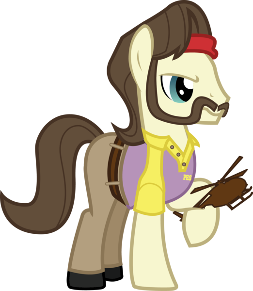 Size: 1529x1756 | Tagged: safe, artist:smashinator, derpibooru import, ace, ace point, earth pony, pony, chocolate helicopter, clothes, coach (l4d2), crossover, left 4 dead 2, male, simple background, solo, stallion, transparent background