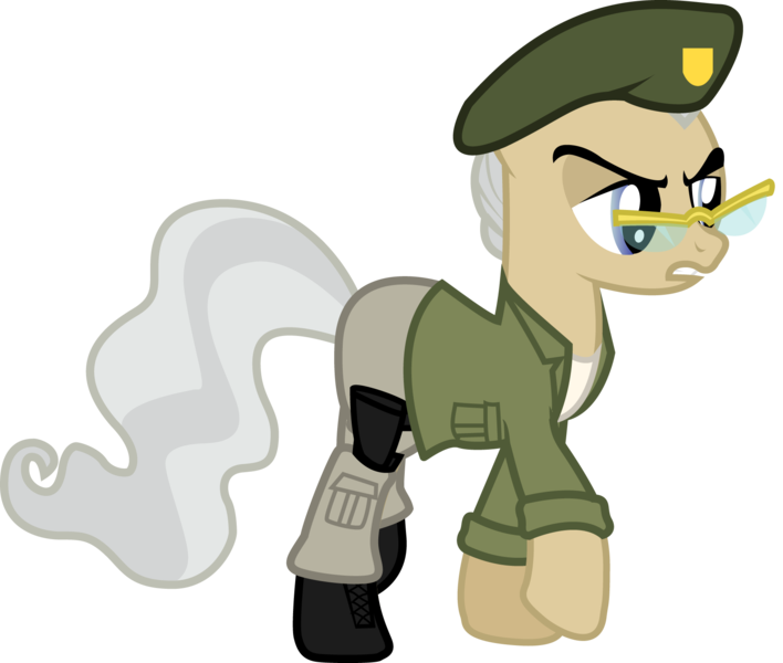 Size: 1771x1500 | Tagged: safe, artist:smashinator, derpibooru import, mayor mare, earth pony, pony, beret, bill, clothes, crossover, female, glasses, left 4 dead, mare, simple background, solo, transparent background