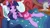 Size: 2844x1600 | Tagged: suggestive, artist:illuminatiums, derpibooru import, twilight sparkle, pony, unicorn, bed, bedroom eyes, bracelet, female, fluffy, golden oaks library, horn ring, image, laying on bed, looking at you, lying down, mare, png, prehensile tail, saddle, show accurate, side, smiling, solo, tack, tail hold, unicorn twilight