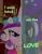 Size: 2934x3729 | Tagged: safe, artist:crazygpu, derpibooru import, princess cadance, queen chrysalis, alicorn, changeling, changeling queen, pony, dialogue, disguise, disguised changeling, evil, fake cadance, fangs, female, floral head wreath, flower, grin, high res, image, jpeg, looking at you, mare, slit eyes, smiling, solo, two sided posters