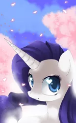 Size: 620x1000 | Tagged: safe, artist:loyaldis, derpibooru import, rarity, pony, unicorn, female, happy, heart eyes, looking at you, mare, smiling, solo, standing, wingding eyes