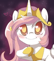 Size: 600x680 | Tagged: safe, artist:loyaldis, derpibooru import, princess celestia, alicorn, pony, blushing, cute, cutelestia, female, filly, heart eyes, lying, mare, raised hoof, smiling, solo, wingding eyes, younger