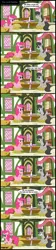 Size: 1576x7071 | Tagged: safe, artist:toxic-mario, derpibooru import, octavia melody, pinkie pie, earth pony, pony, cafe, comic, confused, duo, duo female, female, mare, photoshop