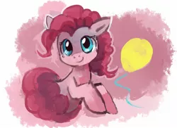 Size: 1280x930 | Tagged: safe, artist:dhui, derpibooru import, pinkie pie, earth pony, pony, balloon, female, mare, solo