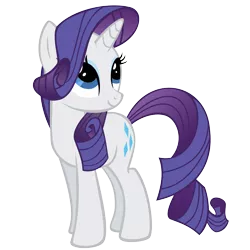 Size: 2500x2500 | Tagged: safe, artist:the smiling pony, derpibooru import, rarity, pony, unicorn, female, high res, inkscape, looking up, mare, simple background, smiling, solo, transparent background, vector