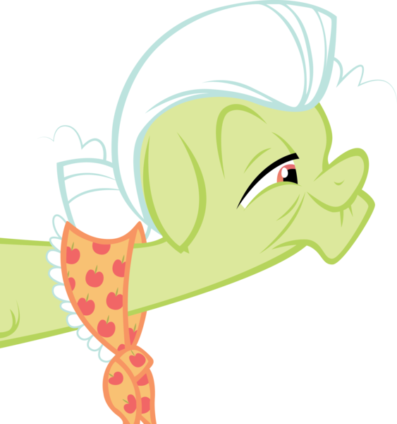 Size: 2654x2828 | Tagged: safe, artist:emkay-mlp, derpibooru import, granny smith, earth pony, pony, adobe imageready, bust, female, high res, mare, portrait, simple background, solo, transparent background