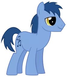 Size: 2224x2500 | Tagged: safe, artist:the smiling pony, derpibooru import, blues, noteworthy, earth pony, pony, high res, inkscape, lidded eyes, male, simple background, smiling, solo, stallion, transparent background, vector