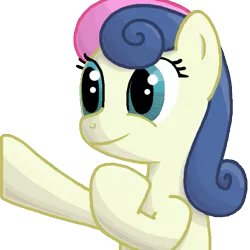 Size: 645x645 | Tagged: safe, artist:popprocks, derpibooru import, bon bon, sweetie drops, earth pony, pony, female, mare, simple background, smiling, solo, transparent background