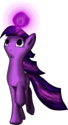 Size: 400x735 | Tagged: safe, artist:jadmcirr, derpibooru import, twilight sparkle, pony, unicorn, female, glowing horn, looking up, magic, mare, simple background, solo, transparent background, unicorn twilight