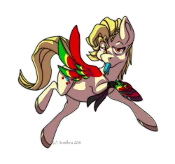 Size: 921x867 | Tagged: artist needed, safe, derpibooru import, ponified, pegasus, pony, ankh, flying, greed, kamen rider, kamen rider ooo, mouth hold, simple background, solo, spread wings, wings