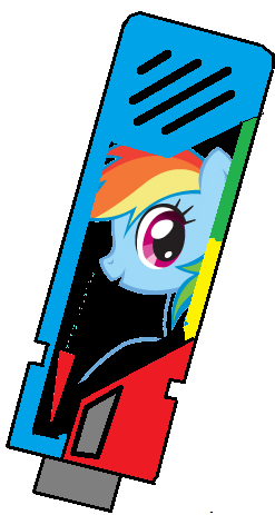 Size: 247x463 | Tagged: artist needed, safe, derpibooru import, rainbow dash, pegasus, pony, female, gaia memory, kamen rider, kamen rider w, mare, simple background, solo