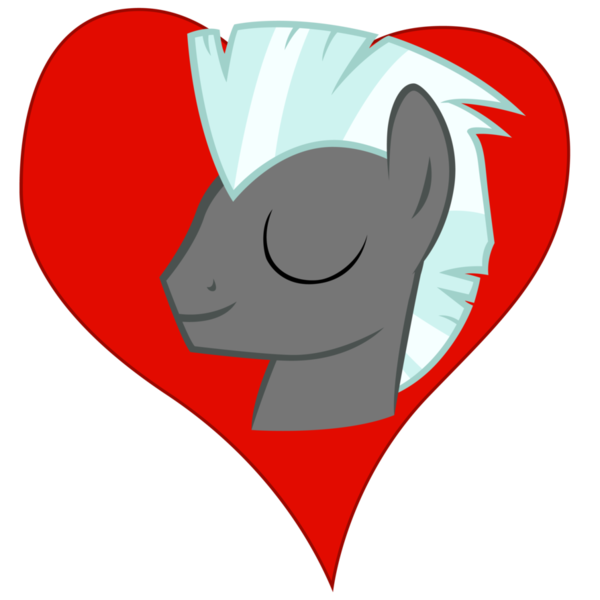 Size: 894x894 | Tagged: safe, artist:stinkehund, derpibooru import, thunderlane, pegasus, pony, eyes closed, head, heart, male, simple background, solo, stallion, transparent background