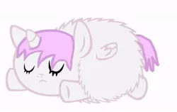 Size: 720x456 | Tagged: artist needed, safe, derpibooru import, edit, princess celestia, alicorn, fluffy pony, pony, flufflestia, fluffy pony foal, simple background, solo