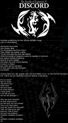 Size: 830x1500 | Tagged: alicorn, alicorns, artist needed, derpibooru import, discord, fus-ro-dah, lyrics, parody, princess, princess celestia, princess luna, safe, skyrim, song, text, the elder scrolls, wall of text