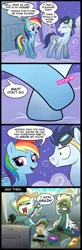 Size: 656x2000 | Tagged: safe, artist:madmax, derpibooru import, rainbow dash, soarin', pegasus, pony, bags under eyes, bait and switch, bloodshot eyes, comic, controller, female, funny, heart, male, mare, sexually oblivious, shipping, shipping denied, snorting, soarindash, stallion, straight, sunrise, video game