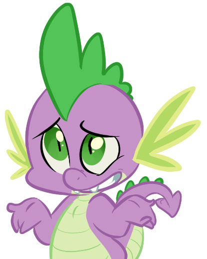 Size: 414x517 | Tagged: artist:briskby, derpibooru import, dragon, safe, simple background, solo, spike, transparent background