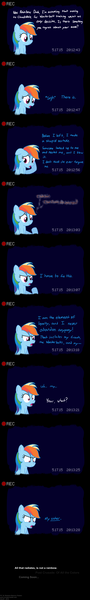 Size: 1500x10000 | Tagged: safe, artist:dtcx97, derpibooru import, rainbow dash, pegasus, pony, all of the colors, comic, female, interview, mare, post-crusade, solo