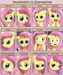 Size: 1509x1794 | Tagged: safe, artist:solar-slash, derpibooru import, fluttershy, pegasus, pony, bust, expressions, female, looking at you, mare, paint tool sai, portrait, solo