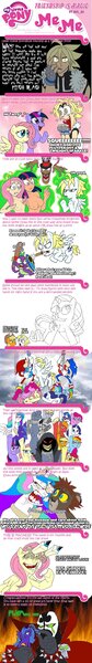 Size: 800x5745 | Tagged: questionable, artist:terry, derpibooru import, apple bloom, applejack, big macintosh, derpy hooves, fluttershy, pinkie pie, princess celestia, princess luna, rainbow dash, rarity, spike, twilight sparkle, vinyl scratch, zecora, oc, oc:terry, oc:tough guy, ponified, alicorn, earth pony, pegasus, pony, unicorn, zebra, breasts, comic, crossover, disney, disturbed, female, filly, humanized, image, jpeg, kingdom hearts, knuckles the echidna, male, mane seven, mane six, mare, meme, nipples, nudity, sonic the hedgehog, sonic the hedgehog (series), sora, spawn, stallion, staring daggers, the guy