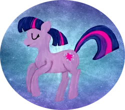 Size: 990x872 | Tagged: safe, artist:jenop12, derpibooru import, twilight sparkle, earth pony, pony, earth pony twilight, female, gimp, mare, missing horn, race swap, simple background, solo, transparent background