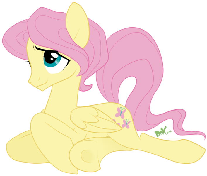 Size: 1000x849 | Tagged: safe, artist:pandadox, derpibooru import, fluttershy, pegasus, pony, adorascotch, butterscotch, cute, looking up, male, prone, rule 63, rule63betes, simple background, smiling, solo, stallion, transparent background, underhoof