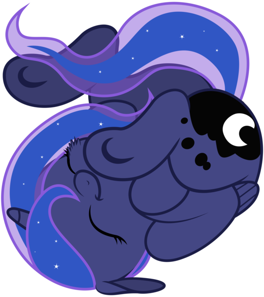 Size: 4800x5400 | Tagged: safe, artist:bri-sta, artist:yanoda, derpibooru import, princess luna, alicorn, pony, .svg available, absurd resolution, cute, eyes closed, female, filly, foal, simple background, solo, transparent background, underhoof, vector, woona