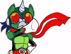 Size: 306x231 | Tagged: artist:terry, crossover, derpibooru import, kamen rider, ponified, safe, solo