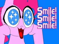 Size: 436x321 | Tagged: safe, artist:terry, derpibooru import, pinkie pie, earth pony, pony, female, mare, smile smile smile, solo, wingding eyes