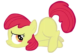 Size: 1799x1228 | Tagged: safe, artist:fluttertroll, derpibooru import, apple bloom, earth pony, pony, female, filly, missing accessory, scootie belle, simple background, solo, transparent background, vector