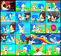 Size: 1987x1830 | Tagged: safe, artist:terry, derpibooru import, comic, crossover, element of loyalty, elements of harmony, image, loyalty, mecha sally, miles "tails" prower, png, sally acorn, satam, shadow the hedgehog, sonic the hedgehog, sonic the hedgehog (series), special zone, vector sigma