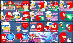 Size: 2470x1469 | Tagged: safe, artist:terry, derpibooru import, comic, crossover, element of generosity, elements of harmony, generosity, image, knuckles the echidna, oh no, png, rouge the bat, sonic the hedgehog, sonic the hedgehog (series), special zone
