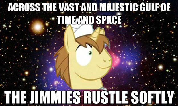 Size: 625x372 | Tagged: artist needed, safe, derpibooru import, donut joe, pony, unicorn, image macro, jimmies, male, meme, rustled my jimmies, solo, stallion