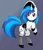 Size: 1257x1455 | Tagged: dead source, safe, artist:grumblepluck, derpibooru import, vinyl scratch, pony, unicorn, adorasexy, choker, clothes, cute, female, fishnets, gradient background, hat, latex, maid, mare, rearing, red eyes, saddle, sexy, smiling, solo, stockings, stupid sexy vinyl, sweet dreams fuel, tail wrap, vinylbetes, wrong eye color