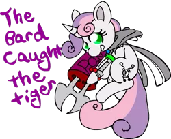 Size: 567x463 | Tagged: safe, artist:cotton, derpibooru import, sweetie belle, pony, unicorn, female, filly, god tier, god tiers, gun, hero of space, homestuck, simple background, solo, transparent background