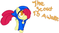Size: 610x345 | Tagged: safe, artist:cotton, derpibooru import, apple bloom, earth pony, pony, female, filly, god tier, god tiers, hero of breath, homestuck, solo