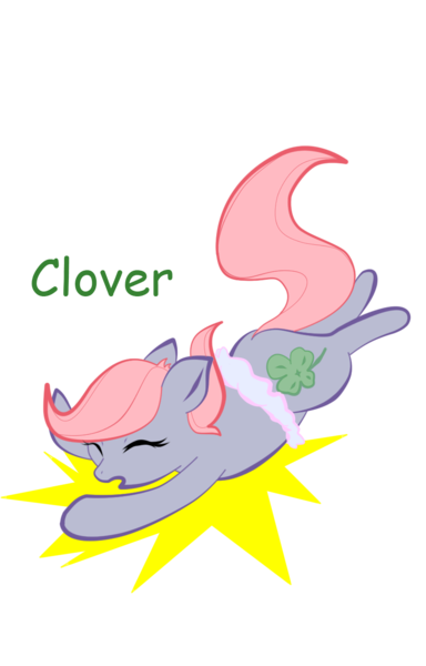 Size: 862x1346 | Tagged: safe, artist:cotton, derpibooru import, clover (g1), earth pony, pony, my little pony tales, eyes closed, falling, female, g1, g1 to g4, generation leap, mare, solo