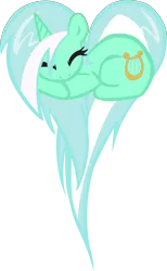 Size: 1861x3026 | Tagged: safe, artist:pyrestriker, derpibooru import, lyra heartstrings, pony, unicorn, adobe imageready, cute, eyes closed, female, heart pony, mare, prone, simple background, solo, transparent background