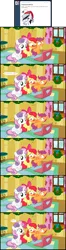 Size: 1300x4918 | Tagged: suggestive, artist:jan, derpibooru import, apple bloom, scootaloo, sweetie belle, oc, earth pony, pegasus, pony, unicorn, ask the crusaders, ask, comic, cutie mark crusaders, female, filly, sitting, tumblr